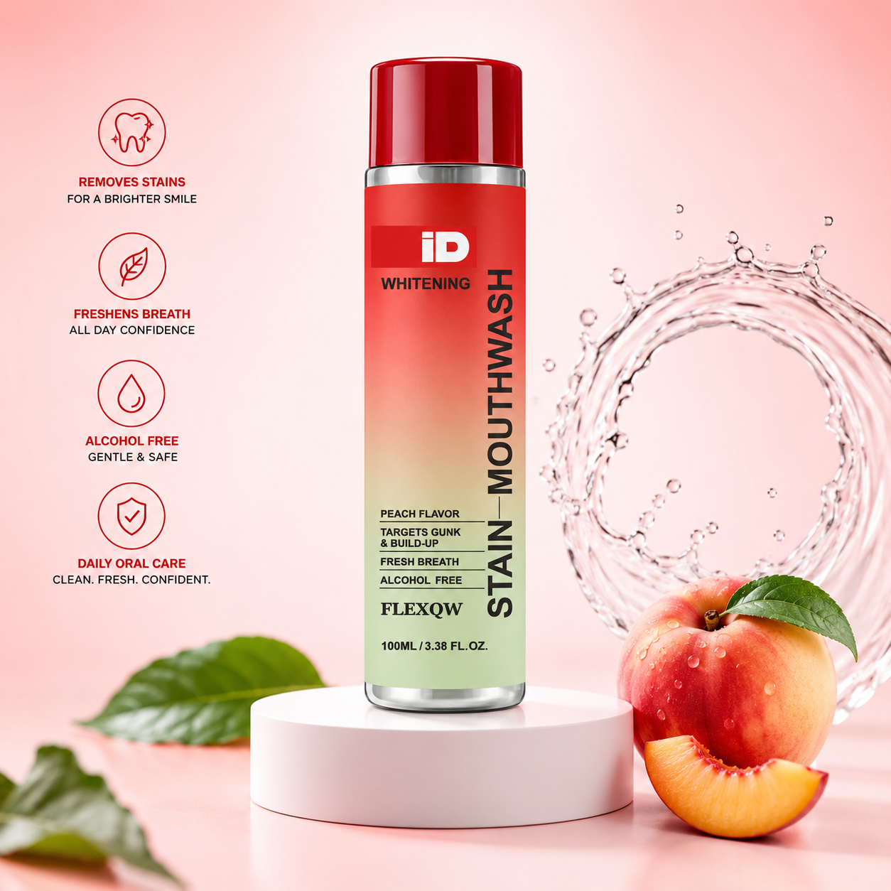 Hismile Whitening Mouthwash | Fresh Breath & Brighter Smile