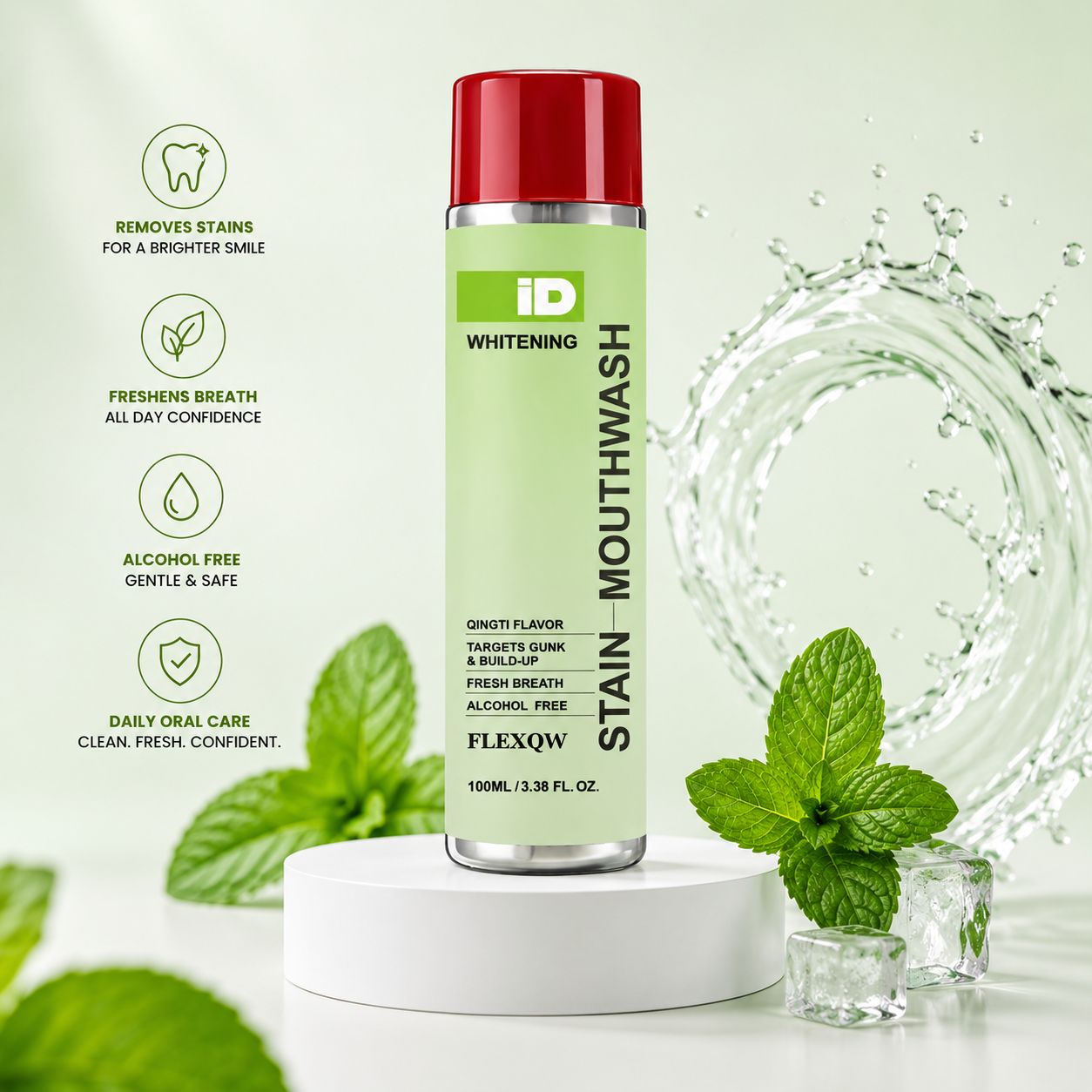 Hismile Whitening Mouthwash | Fresh Breath & Brighter Smile