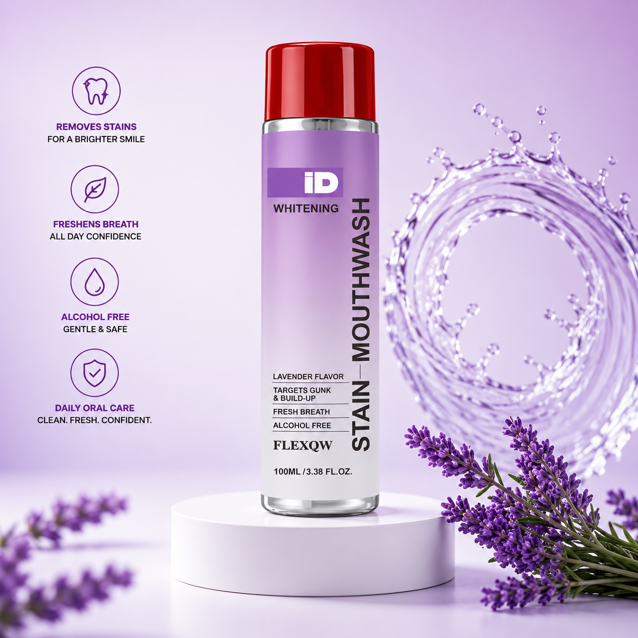 Hismile Whitening Mouthwash | Fresh Breath & Brighter Smile